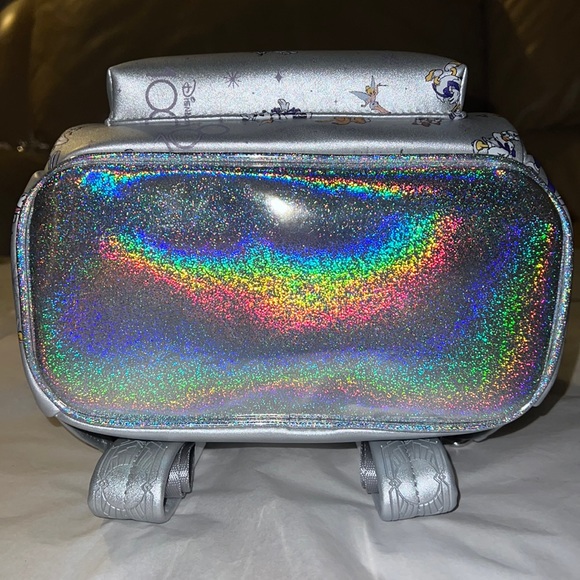 New!! Disney 100th Anniversary Platinum Mickey & Friends Mini Backpack - Picture 14 of 16